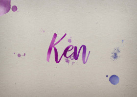 Ken Watercolor Name DP