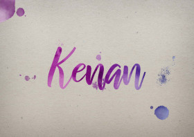 Kenan Watercolor Name DP