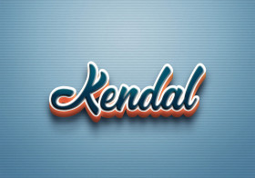 Cursive Name DP: Kendal