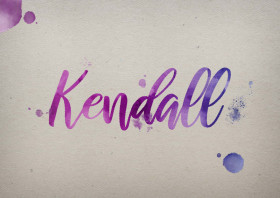 Kendall Watercolor Name DP