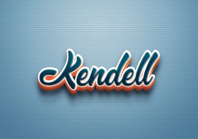 Cursive Name DP: Kendell