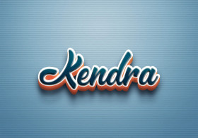 Cursive Name DP: Kendra