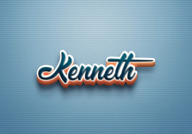 Cursive Name DP: Kenneth