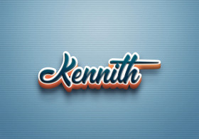 Cursive Name DP: Kennith