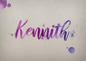 Kennith Watercolor Name DP