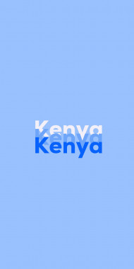 Name DP: Kenya