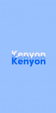 Name DP: Kenyon