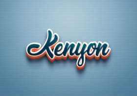 Cursive Name DP: Kenyon