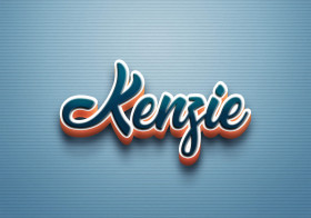 Cursive Name DP: Kenzie