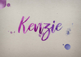 Kenzie Watercolor Name DP