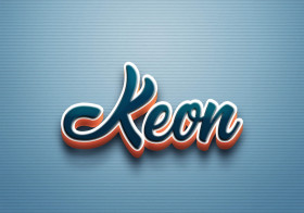 Cursive Name DP: Keon