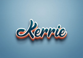 Cursive Name DP: Kerrie