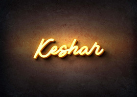 Glow Name Profile Picture for Keshar