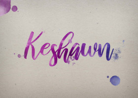 Keshawn Watercolor Name DP
