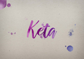 Keta Watercolor Name DP