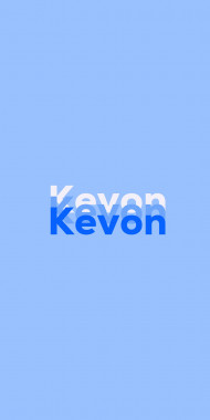 Name DP: Kevon