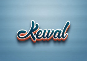 Cursive Name DP: Kewal