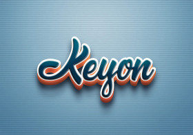 Cursive Name DP: Keyon