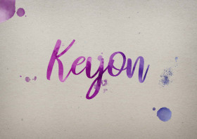 Keyon Watercolor Name DP