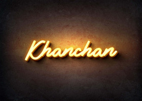 Glow Name Profile Picture for Khanchan