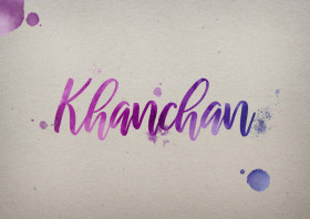 Khanchan Watercolor Name DP