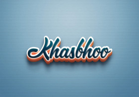 Cursive Name DP: Khasbhoo