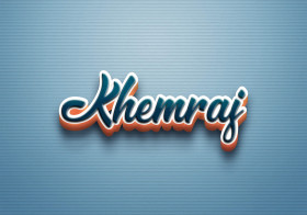Cursive Name DP: Khemraj