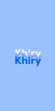 Name DP: Khiry