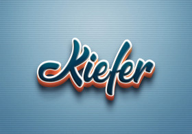 Cursive Name DP: Kiefer