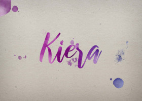 Kiera Watercolor Name DP