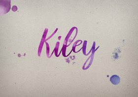 Kiley Watercolor Name DP