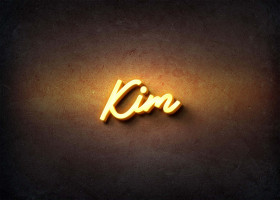 Glow Name Profile Picture for Kim