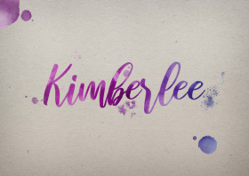 Kimberlee Watercolor Name DP