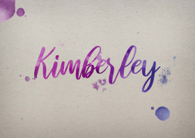 Kimberley Watercolor Name DP