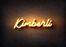 Glow Name Profile Picture for Kimberli