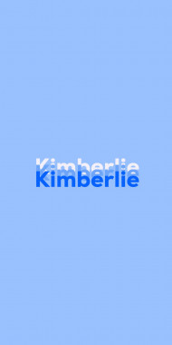 Name DP: Kimberlie