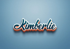 Cursive Name DP: Kimberlie