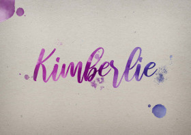 Kimberlie Watercolor Name DP