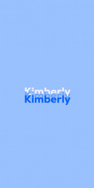 Name DP: Kimberly