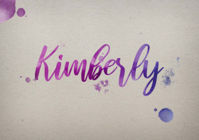 Kimberly Watercolor Name DP