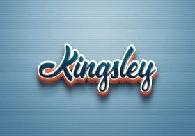 Cursive Name DP: Kingsley