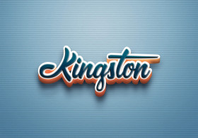 Cursive Name DP: Kingston