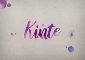 Kinte Watercolor Name DP