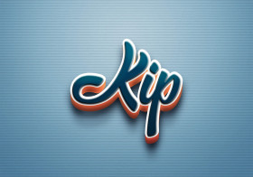 Cursive Name DP: Kip