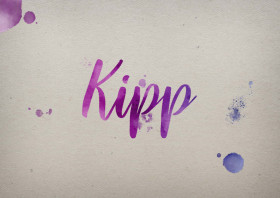 Kipp Watercolor Name DP