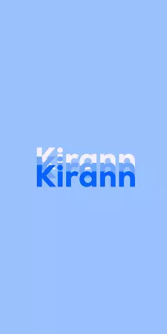 Name DP: Kirann