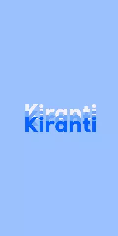 Name DP: Kiranti
