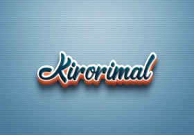 Cursive Name DP: Kirorimal