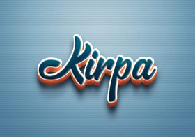 Cursive Name DP: Kirpa