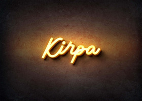 Glow Name Profile Picture for Kirpa